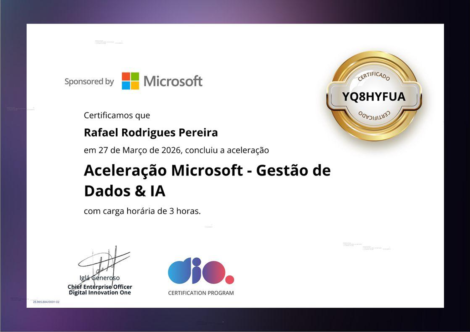 Certificado DIO JavaScript