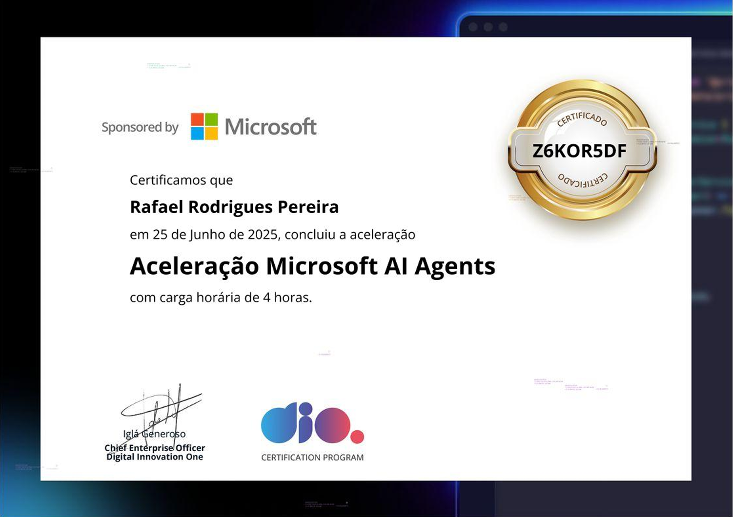 Certificado DIO JavaScript